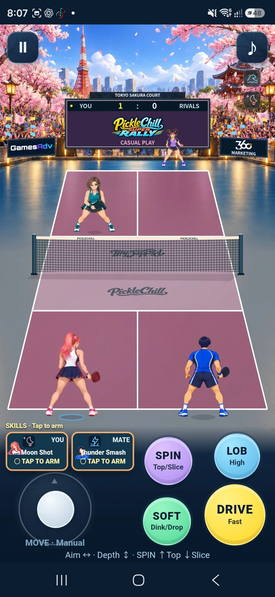 Actual gameplay screenshot