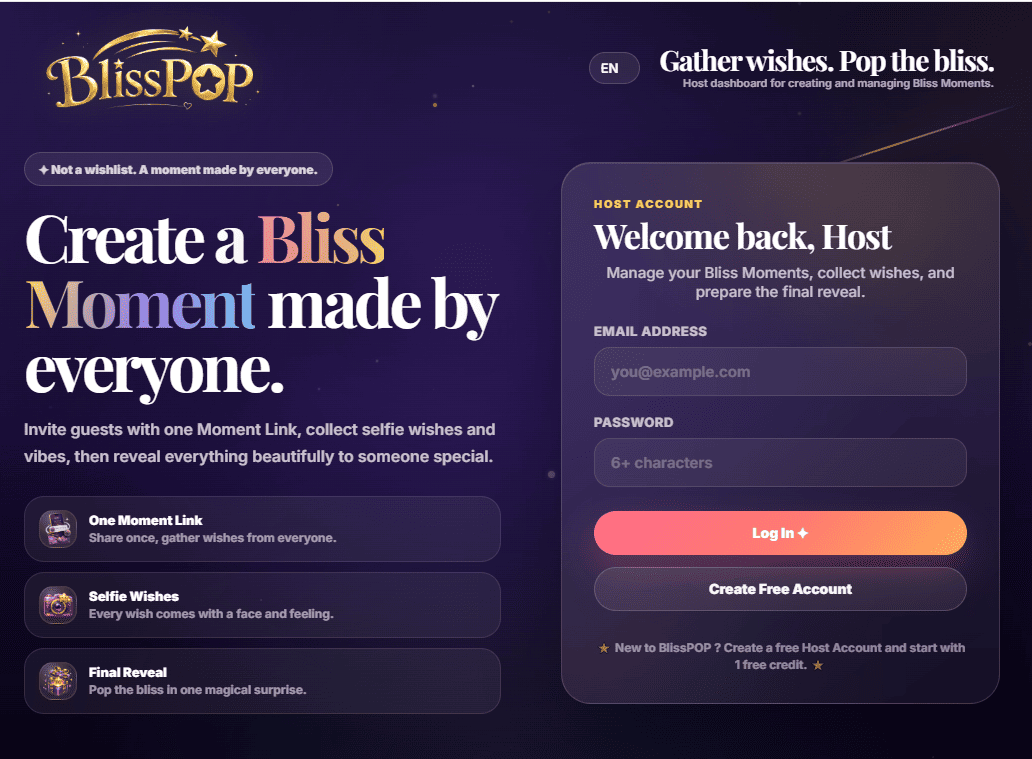 celebration-tech product. product interface