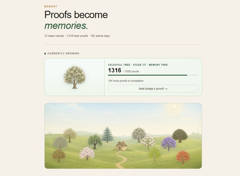 visible proof. project showcase